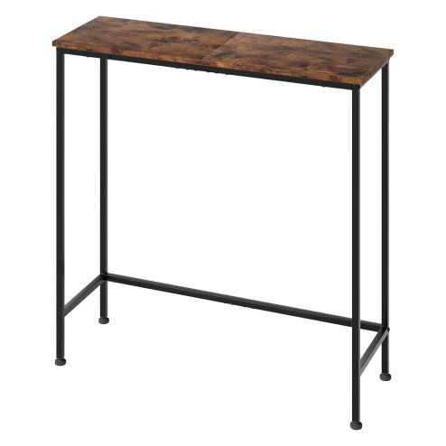 Narrow Console Table Slim Entryway Hallway Sofa Table Display Shelf Industrial