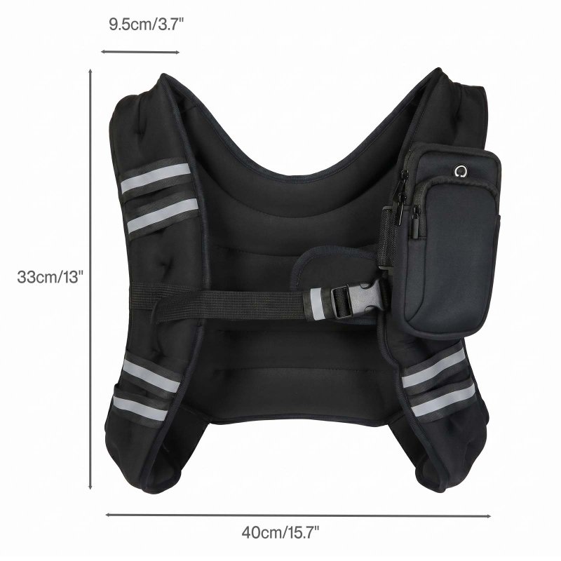 Centra 5.5kg Weighted Vest Running Fitness Training Exercise Vest Adjustable