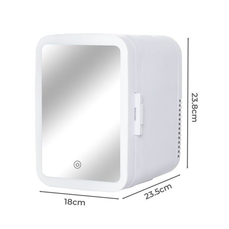 Spector 5L Mini Fridge with LED Light Mirror