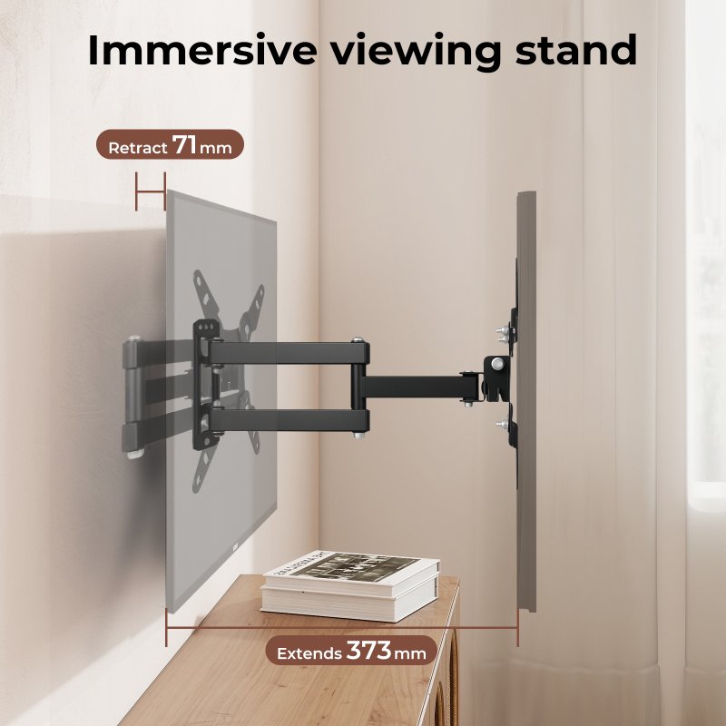 Levede TV Wall Bracket Mount Swing Arm Tilt Swivel 16