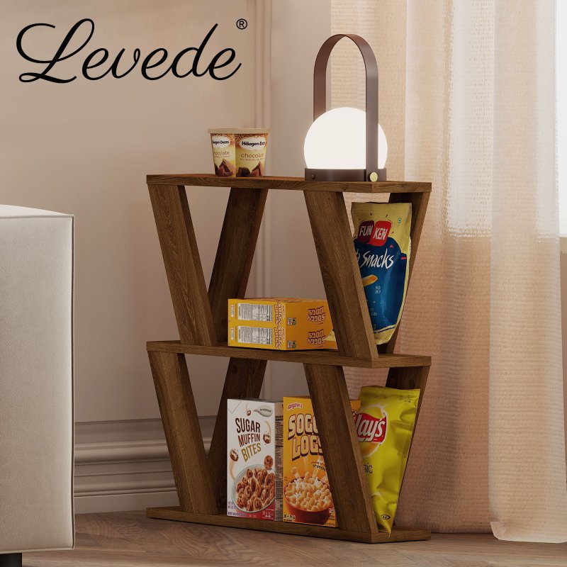 Levede 22cm Slim Side Table Narrow Sofa End Table for Living Room Small Spaces