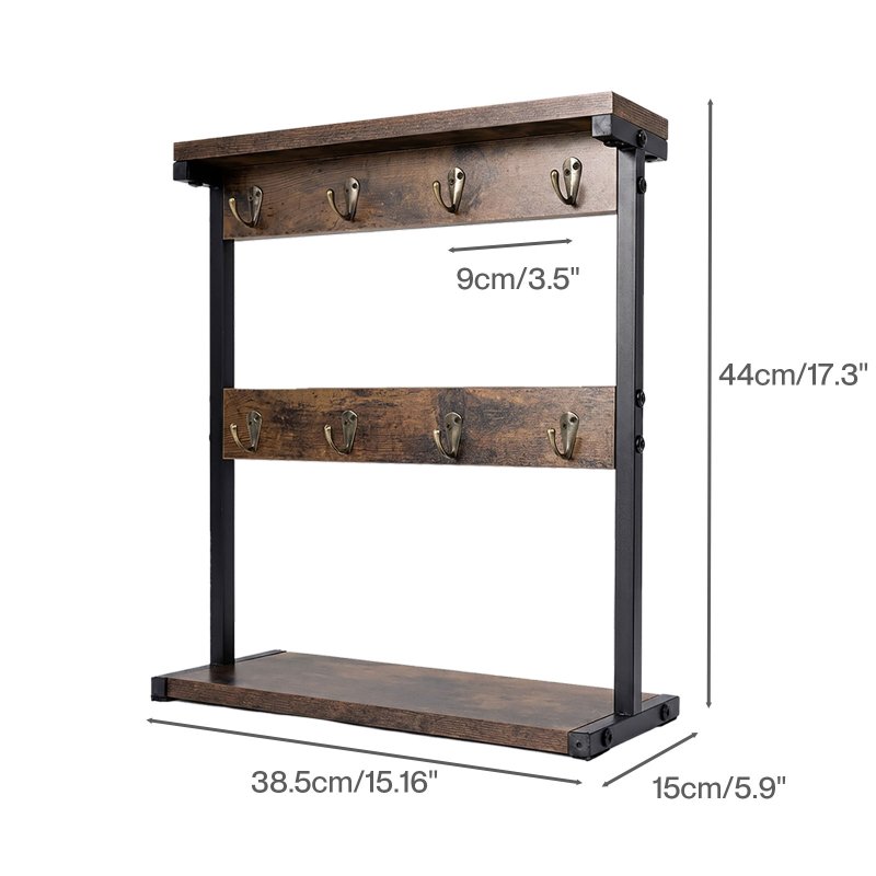 Levede Mug Holder Stand Coffee Cup Rack Organiser Countertop Mug Tree with Hooks
