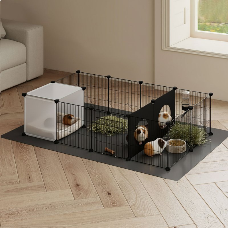 Small Animal Playpen Puppy Rabbit Fence Hamster Exercise Run Enclosure Indoor