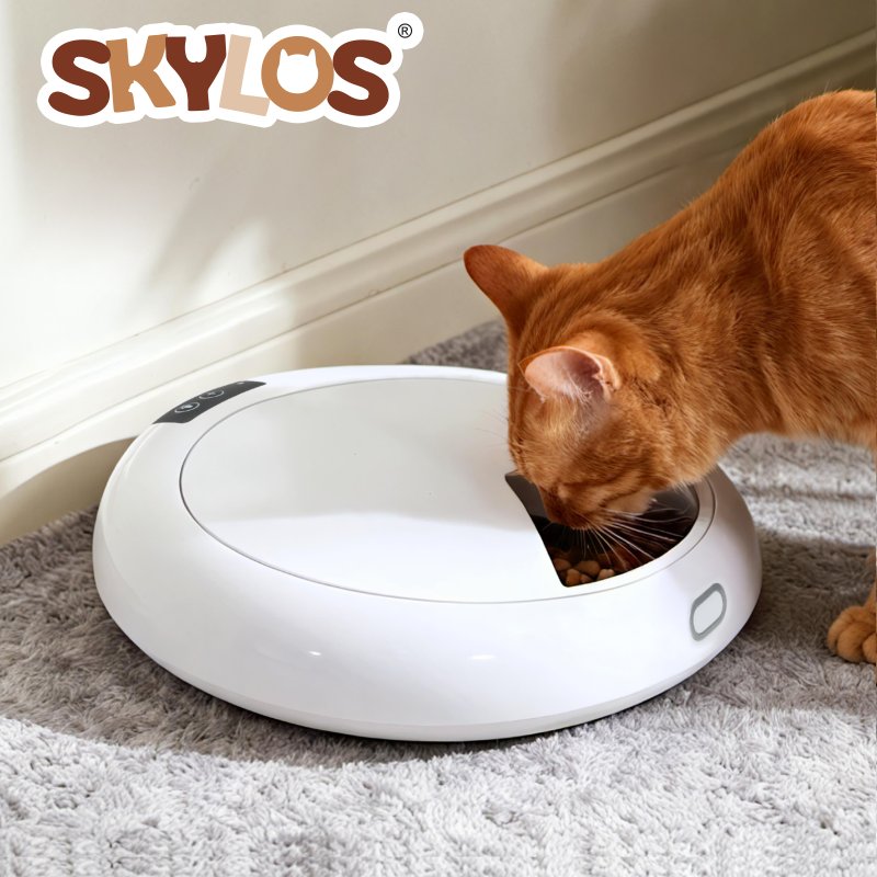 Skylos Pet Feeder Automatic Dog Cat Programmable Fresh Wet Dry Food Dispenser