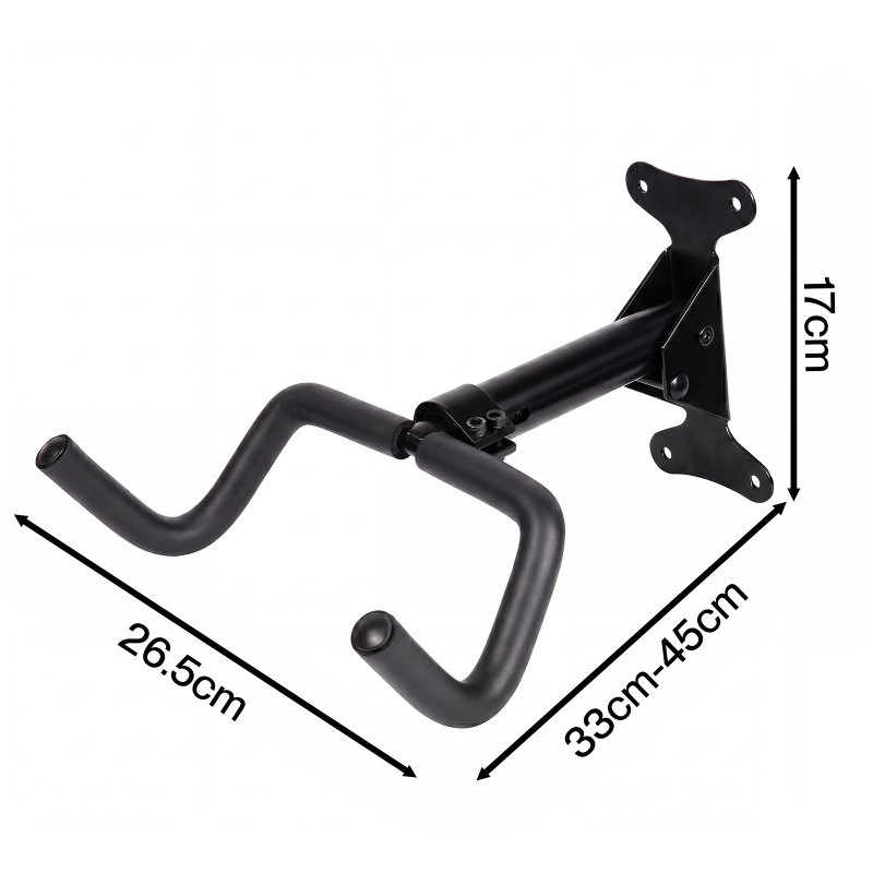 MONVELO Bike Wall Mount Rack Foldable Bicycle Storage Hanger Holder Adjustable