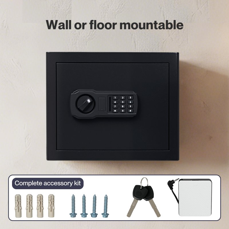 Levede Safe Box Digital Home Office Security Fireproof Code Emergency Key 31L