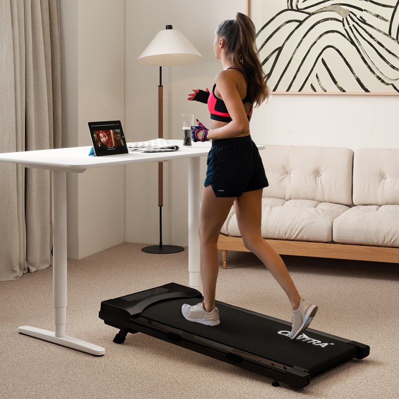 Smart Walking Pad Treadmill Running Machine Folding Bluetooth App Remote Control