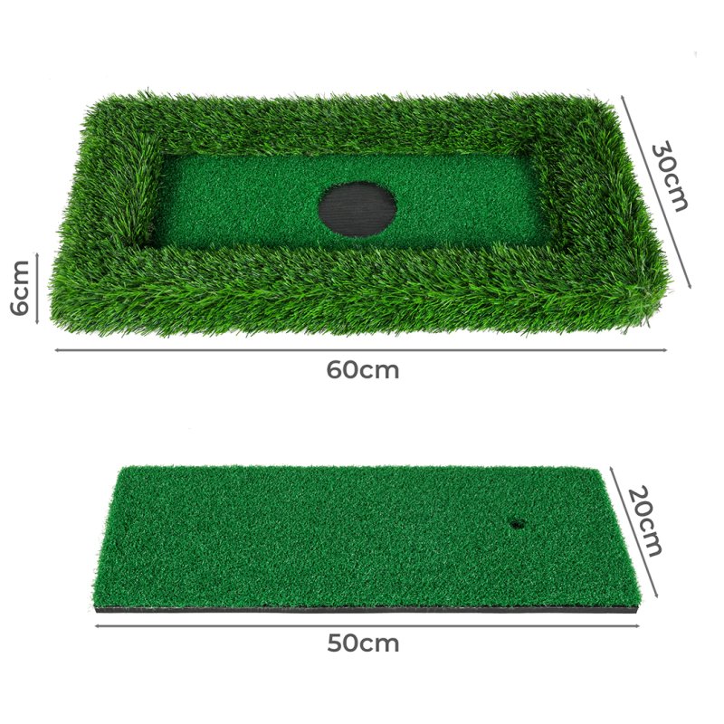 Centra Floating Golf Green Mini Mat Set Putting Turf Pool Water Outdoor 60x30CM