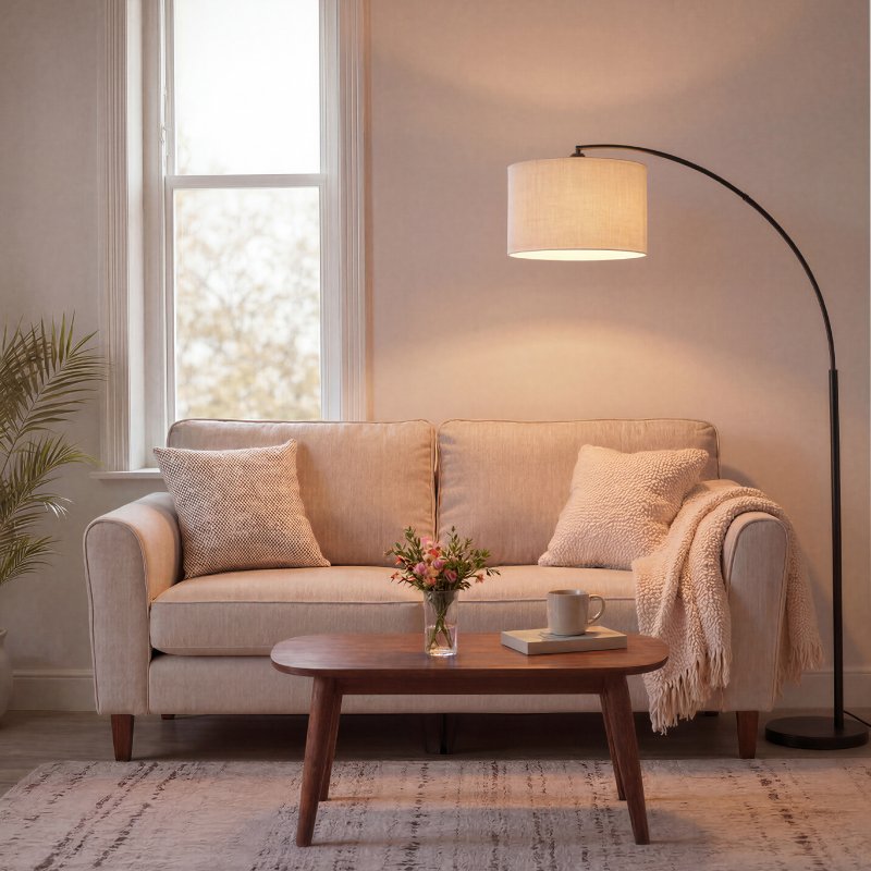 Emitto Standard Floor Lamp Dimmable Standing Lamp Smart Control Adjustable Timer