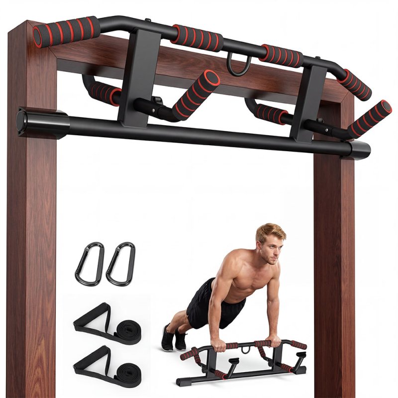 Centra Pull Up Bar Doorway Chin Up Bar Easier Strength Trainer Resistance Band
