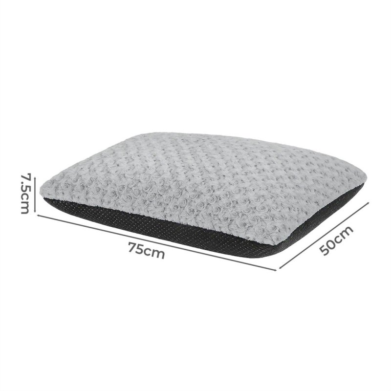 Skylos Pet Dog Bed for Calming Anti Anxiety Soft Plush Cushion Mat Washable