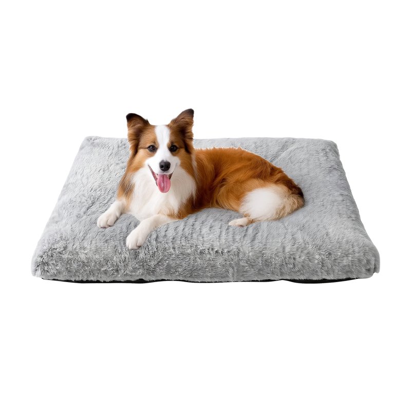 Skylos Large Dog Bed Mattress Soft Plush Cat Cushion Washable Pet Crate Pad Mat