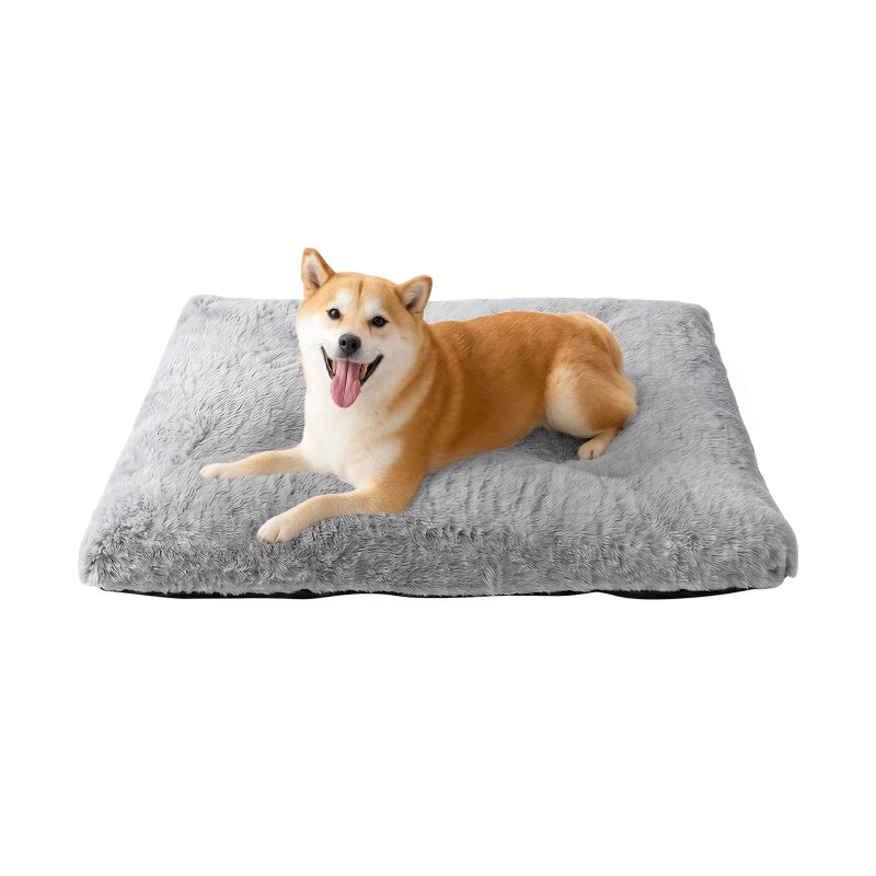 Skylos Large Dog Bed Mattress Soft Plush Cat Cushion Washable Pet Crate Pad Mat