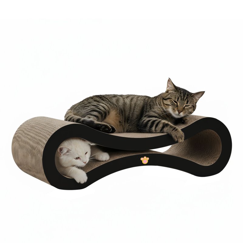 Skylos Cat Scratching Board Cardboard Cat Scratcher Scratching Pad Lounge Bed