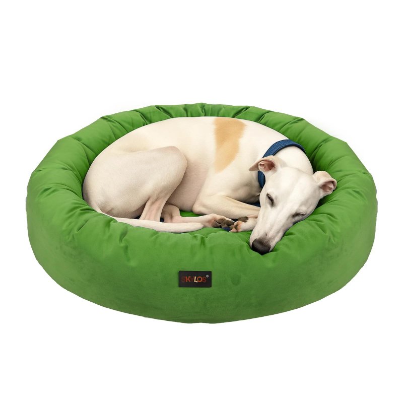 Skylos Dog Bed Donut Soft Large Cat Beds For Calming Pet Anti Anxiety Washable L