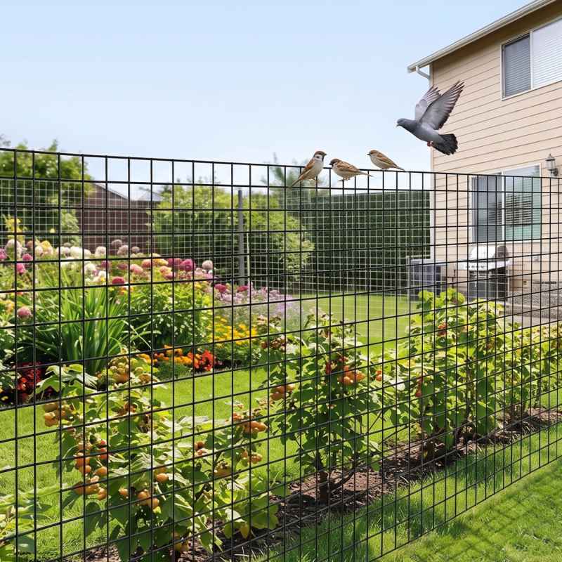 Mountview Solar Panel Bird Mesh PVC Coated Black 30M Roof Guard For Pigeons