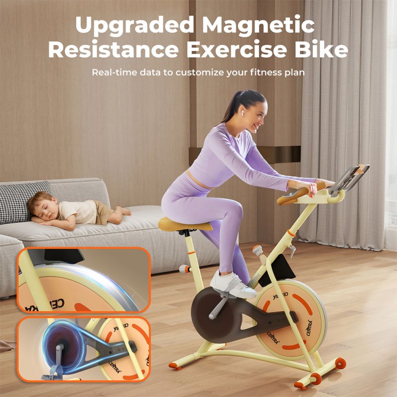 Centra Magnetic Exercise Bike Spin Bicycle Cycling Bluetooth APP Interactive Gym