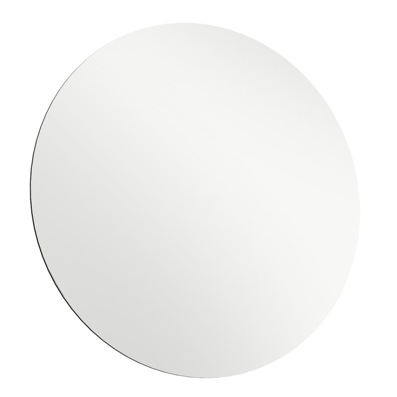 Levede 40cm Round Wall Mirror Frameless Tempered Glass Explosion-Proof Decor