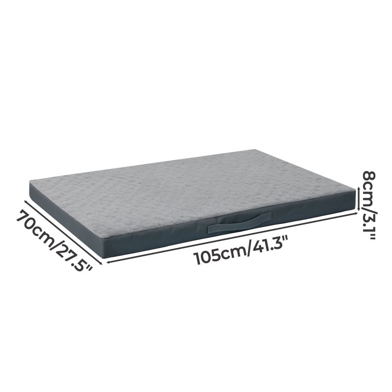 SKYLOS Washable Dog Bed Waterproof Plush Non-Slip Pet Mattress for Large Dogs