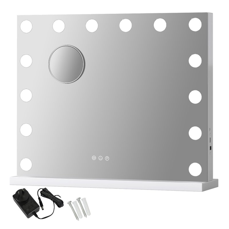 Emitto LED Hollywood Makeup Mirror Vanity Light Mirror 14 Dimmable LED Bulbs