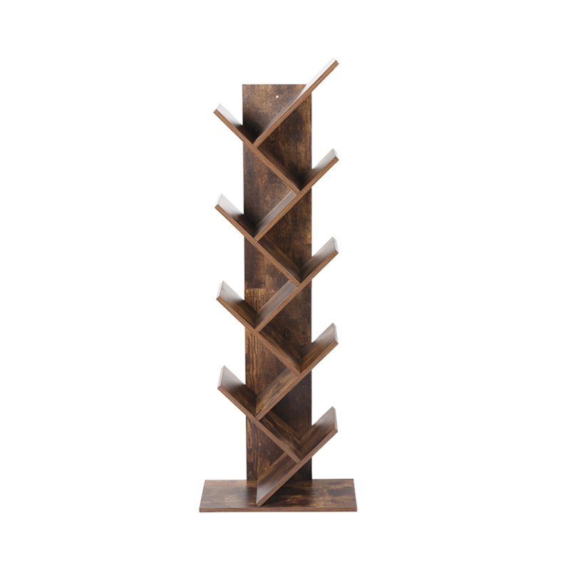 Levede Bookshelf Tree Bookcases Book Storage Wooden 8 Tier Home Display Stand