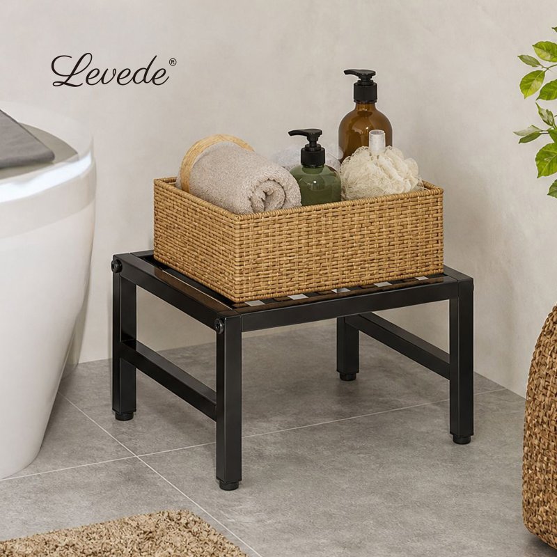 Levede Plant Stand Outdoor 3 Piece Set Carbon Steel Patio Garden Decor Black