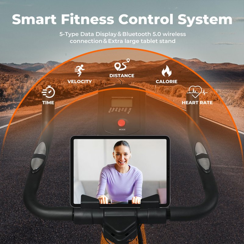 Centra Exercise Bike Smart App Spinning Bike Fitness Bicycle Workout Fullbody