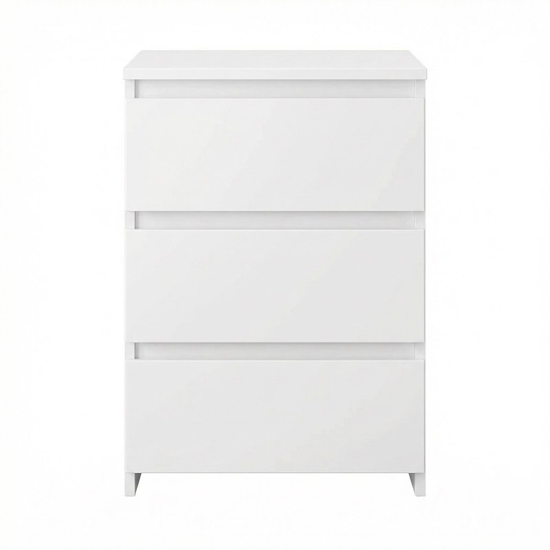 Levede Bedside Tables Side End Table White 3 Drawers Modern Storage Cabinet