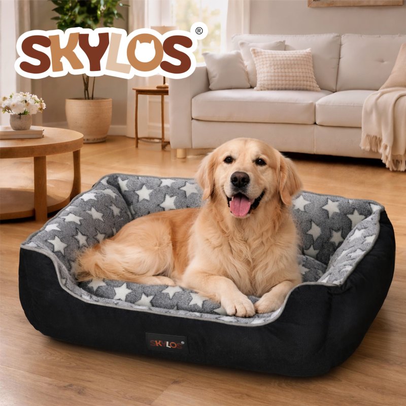 Skylos Orthopedic Pet Bed Dog Mattress Non-Slip for Large Dogs Durable Corduroy