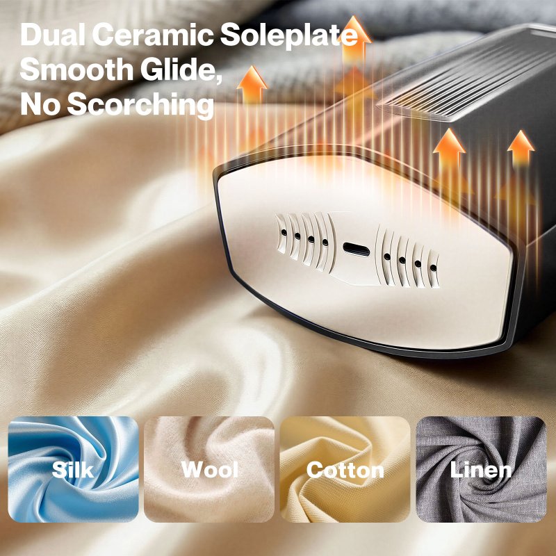 Spector Handheld Garment Steamer 1800W Fast Heat Portable Clothes Steam Iron