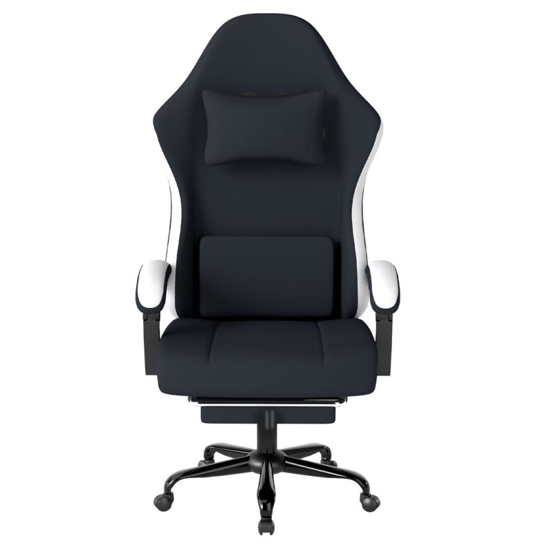 Levede Office Desk Chair Fabric Gaming Recliner Adjustable Height Swivel Black