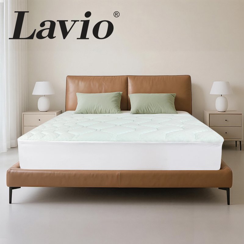 Lavio Mattress Topper Pillowtop Memory Foam Cover Bed Protector King King