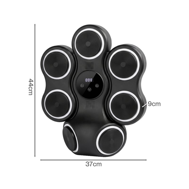 Centra Music Boxing Machine 11 Modes 9 Speeds LED Scoring for Home Gym Black