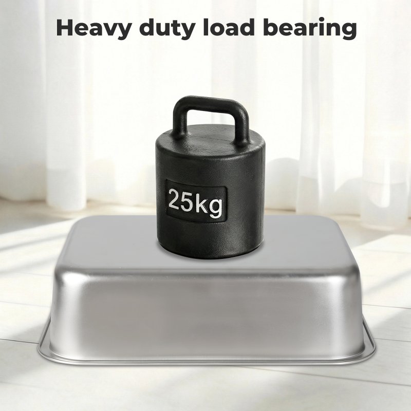 Skylos Litter Box for Small Animals, Stainless Steel