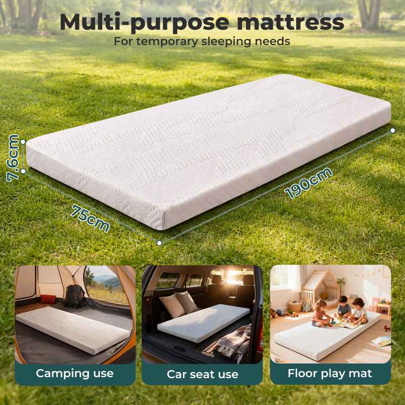 Lavio Gel Memory Foam Mattress Topper Camping Bed Car Mattress Roll Floor Mat