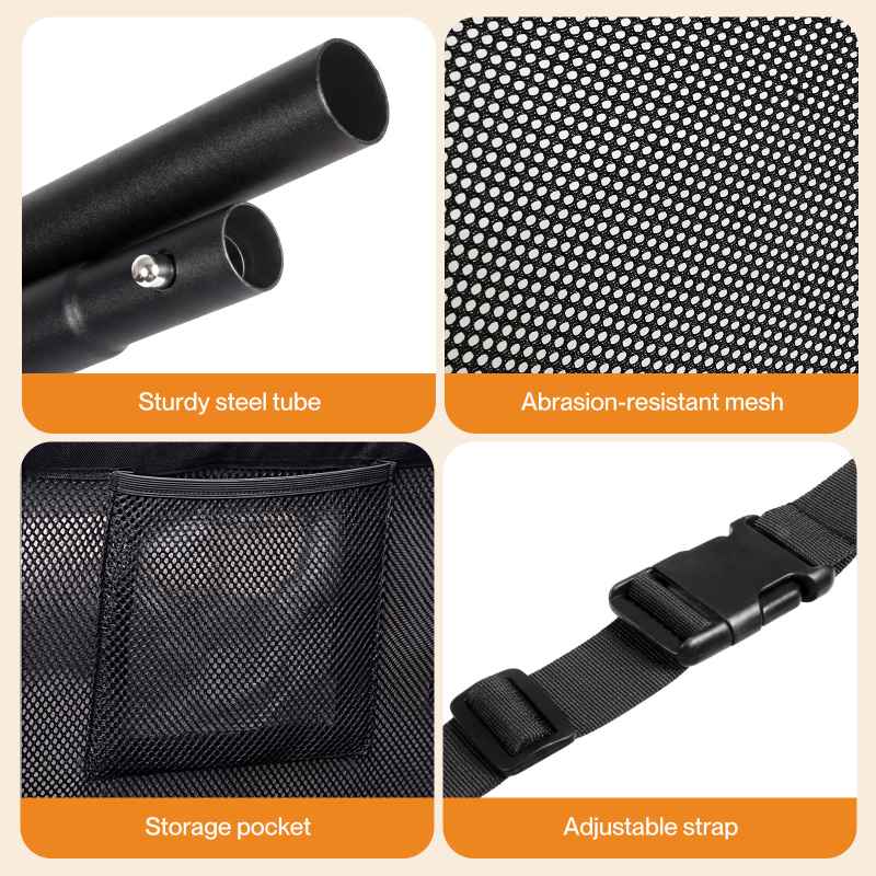 Skylos Dog Car Barrier Net Mesh Dog Guard Safety Car Boot Back Seat Pet Barrier