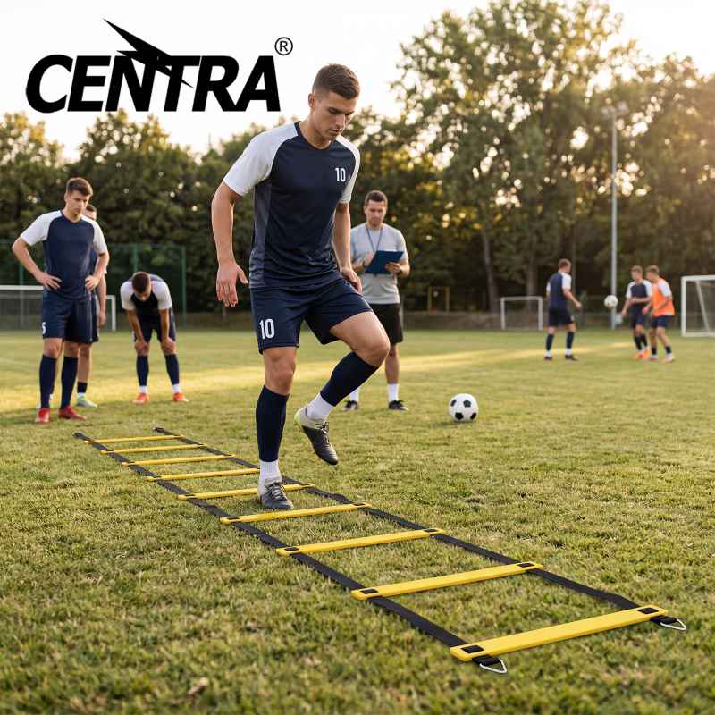 Centra Football Training Equipment Pro Agility Kit Speed Ladder Cones Hurdle