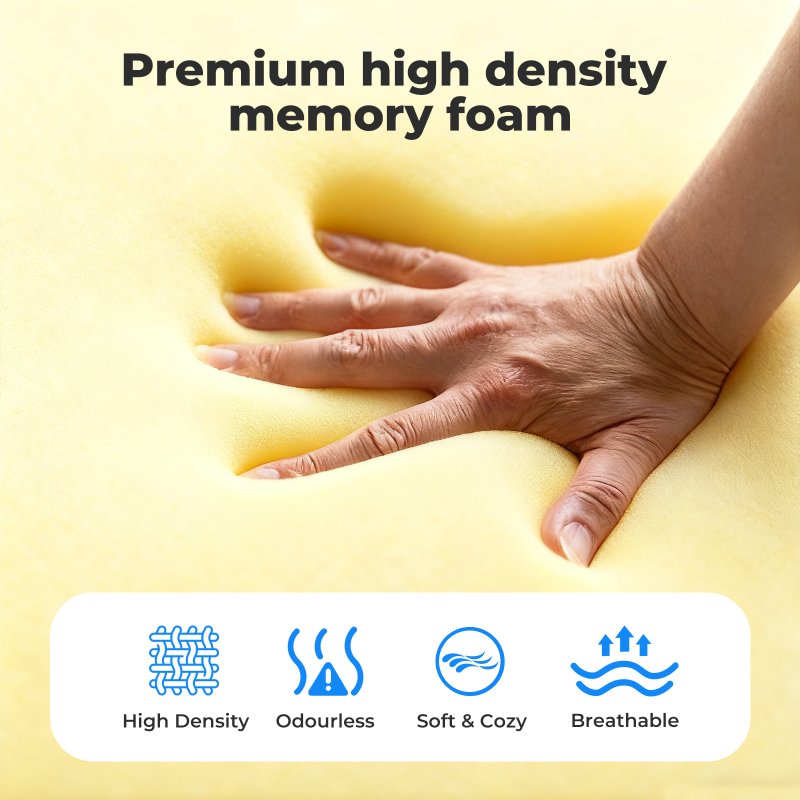 Lavio Ergonomic Memory Foam Neck Pillow Support Bar for Cervical Pain Relief