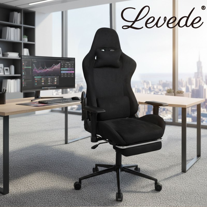 Ergonomic Office Chair 165° Reclining Executive Computer Chair with Spring Seat