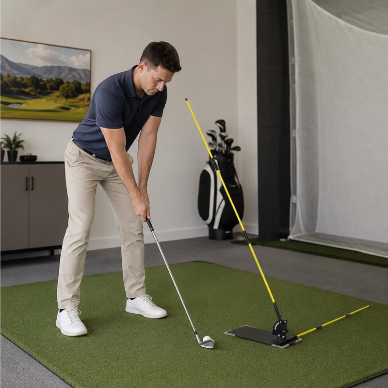 Centra Golf Alignment Sticks for Plane Accuracy With Carry Bag Outdoor Practice