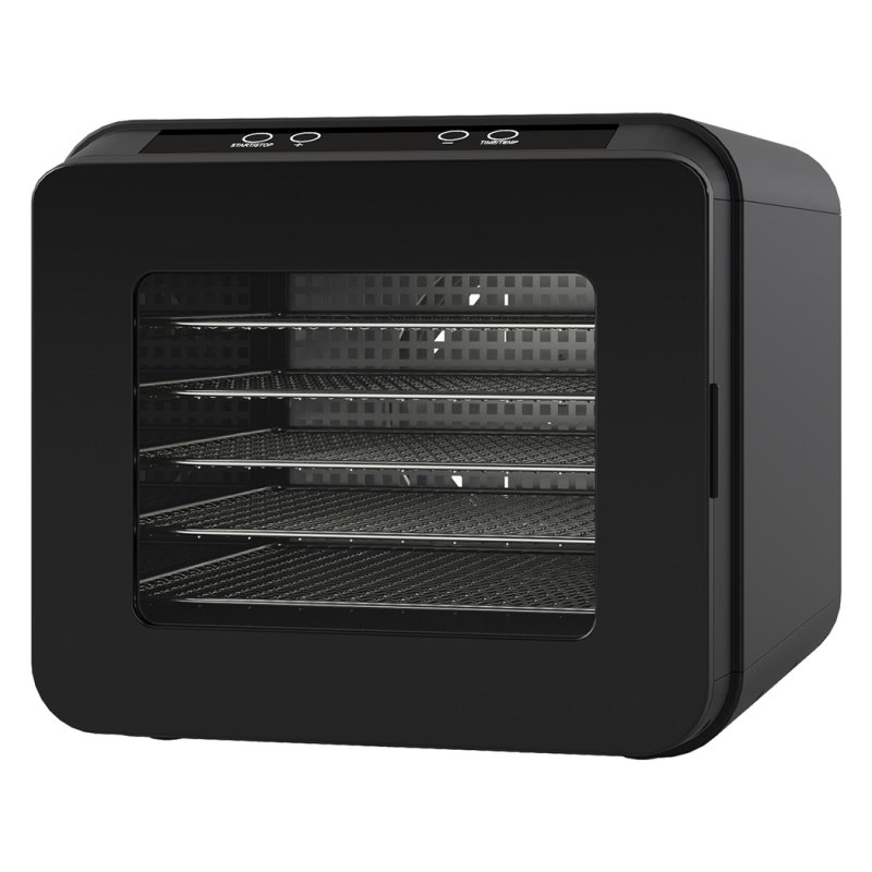 Spector Electric Food Dehydrator 6 Stainless Steel Trays Touch Control 72H Timer