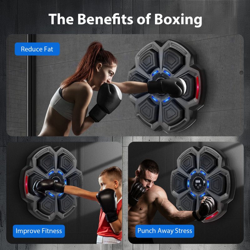 Centra Smart Punching Boxing with Boxing Gloves Black