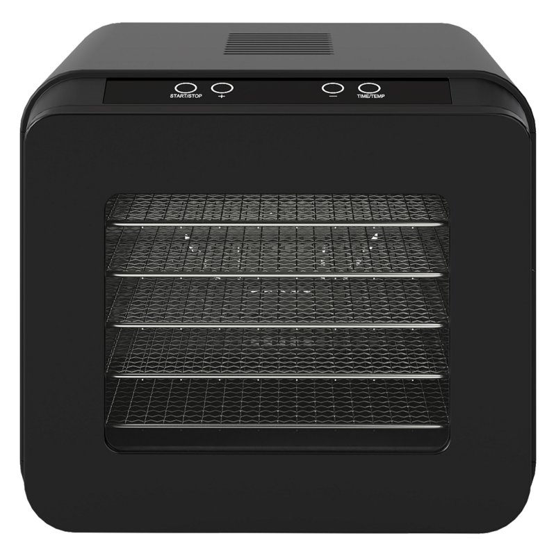 Spector Electric Food Dehydrator 6 Stainless Steel Trays Touch Control 72H Timer