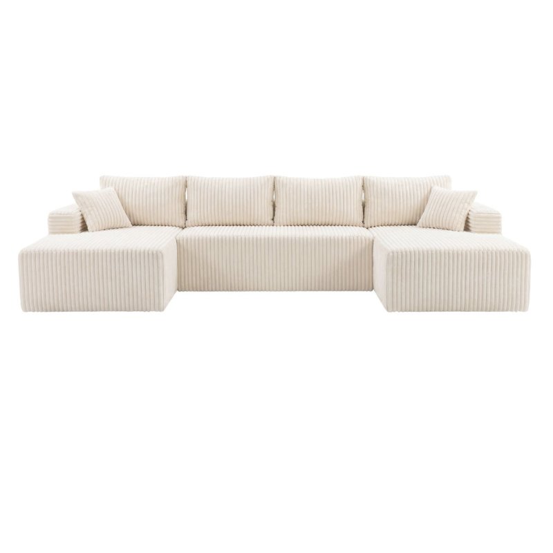 Levede Modular Sectional Sofa Bed 3 Seater U Shaped Convertible Soft Boneless