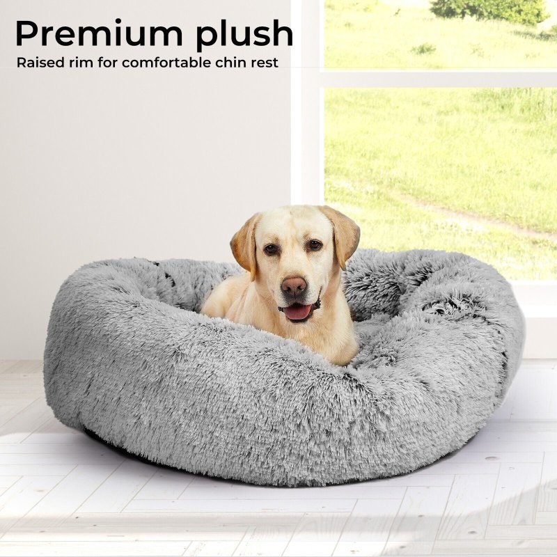 Skylos Dog Bed Cat Beds Washable Large Puppy Soft Warm Plush Calming Cushion
