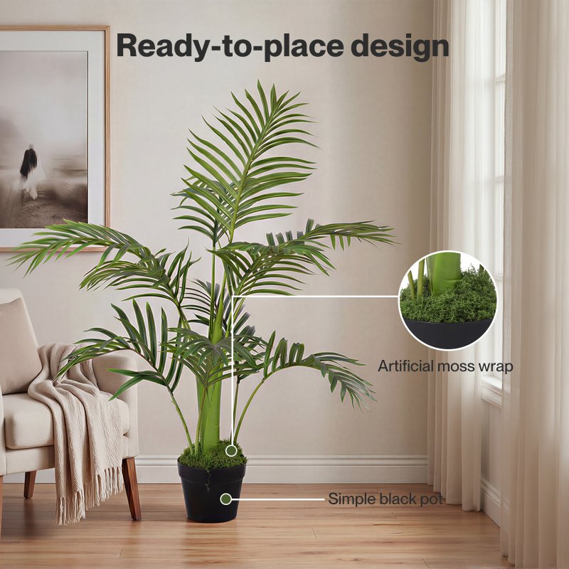 Levede Artificial Tree Fake Plant Indoor Home Office Decor Realistic Faux Tree