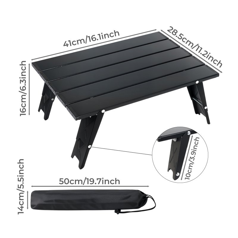 Levede Folding Camping Table Mini Aluminium Portable Picnic Desk Lightweight