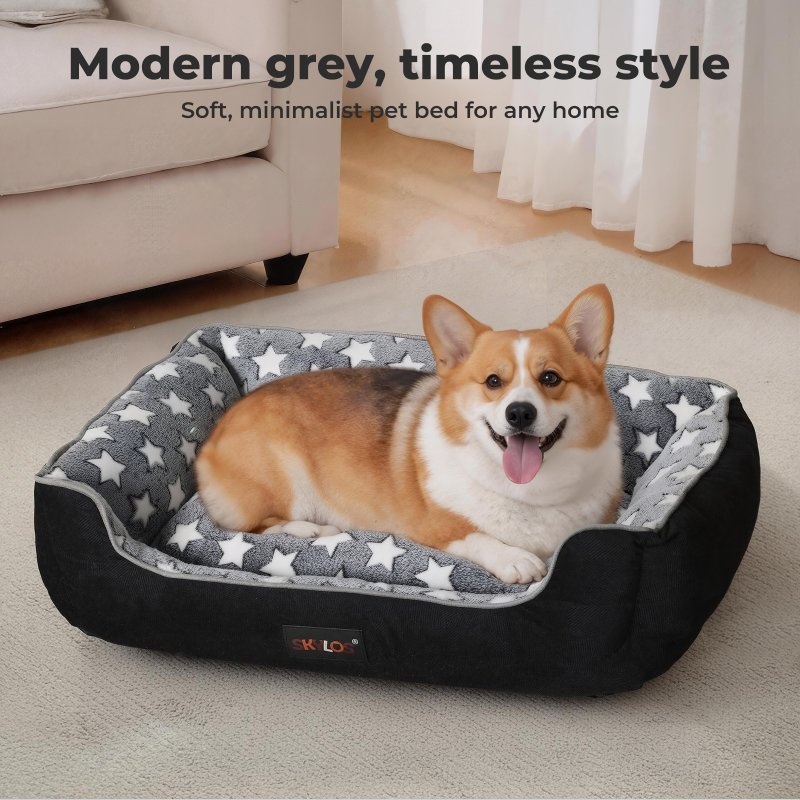 Skylos Orthopedic Pet Bed Dog Mattress Non-Slip for Large Dogs Durable Corduroy