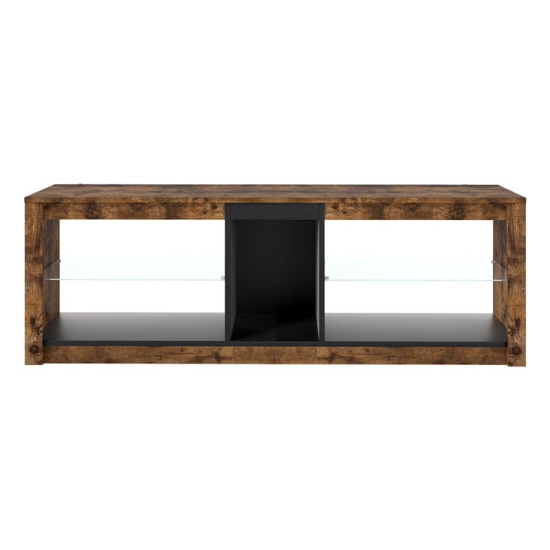 Levede TV Unit Cabinet Stand LED Storage Height Adjustable Living Room Wood RGB