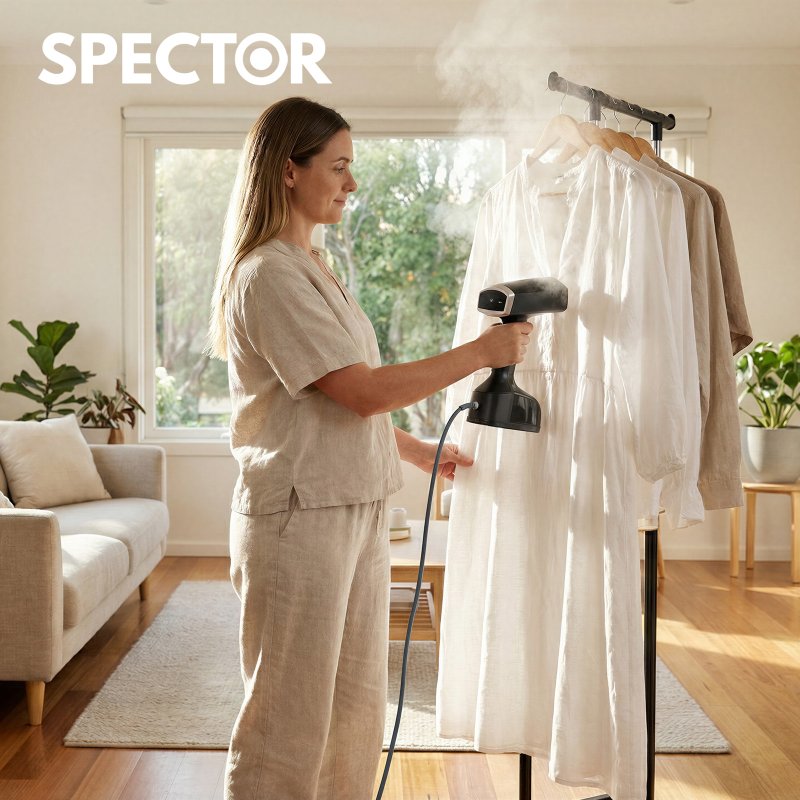 Spector Handheld Garment Steamer 1800W Fast Heat Portable Clothes Steam Iron